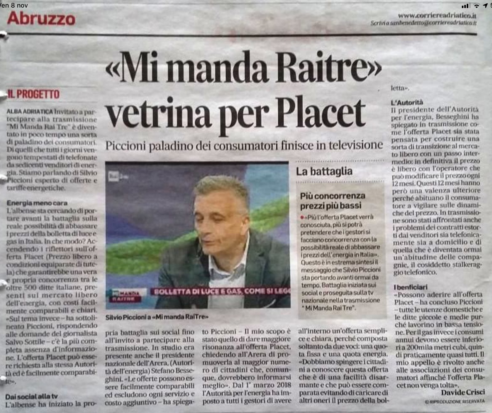 Si Mercato Libero sulla stampa